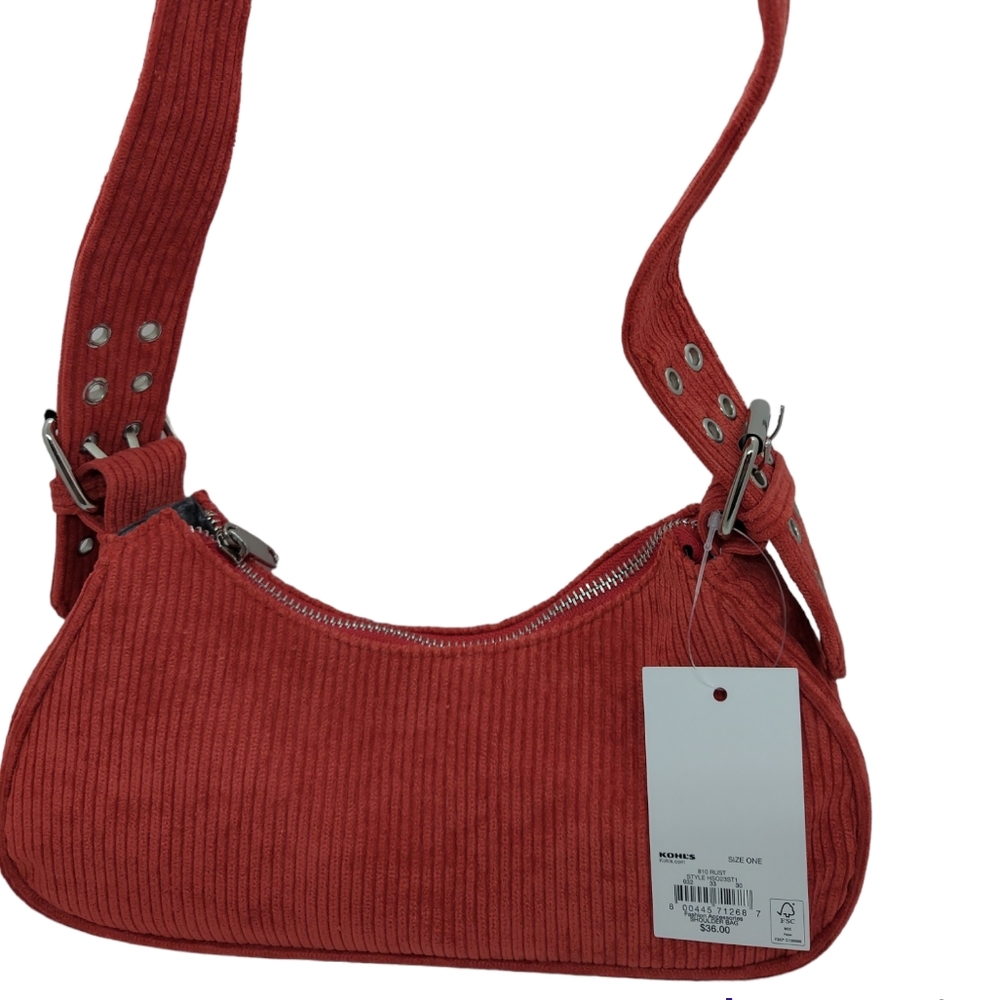 SO Goods For Life Kohl's Shoulder Corduroy Purse NWT